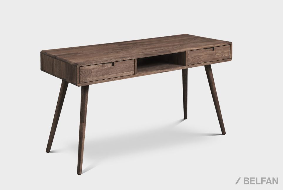 Стол письменный "Ирвинг" (2 ящика) массив дуба 1