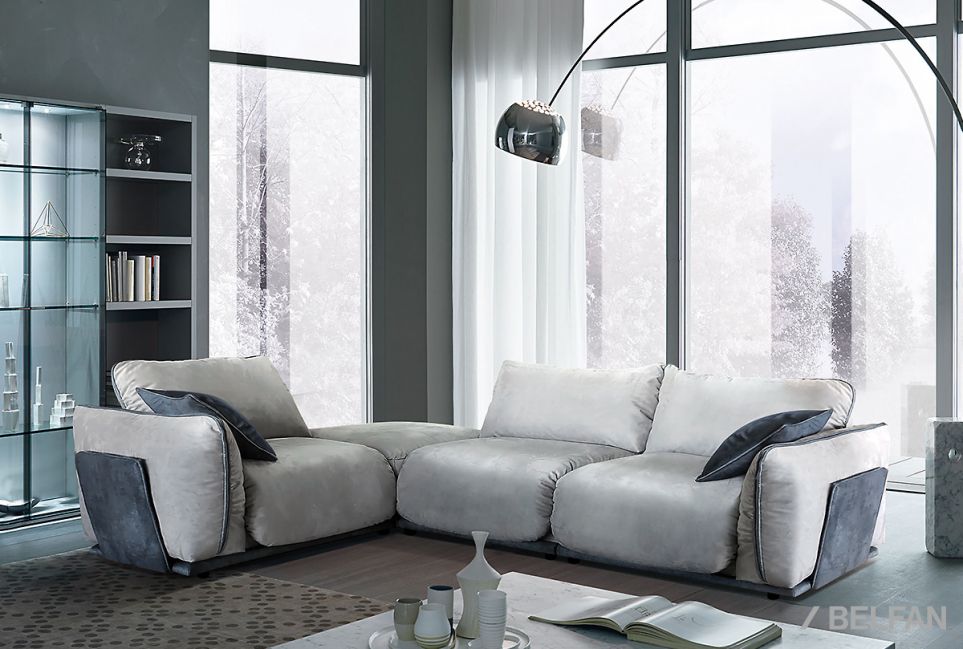 "Ферре" диван 3-х местный с пуфом 4