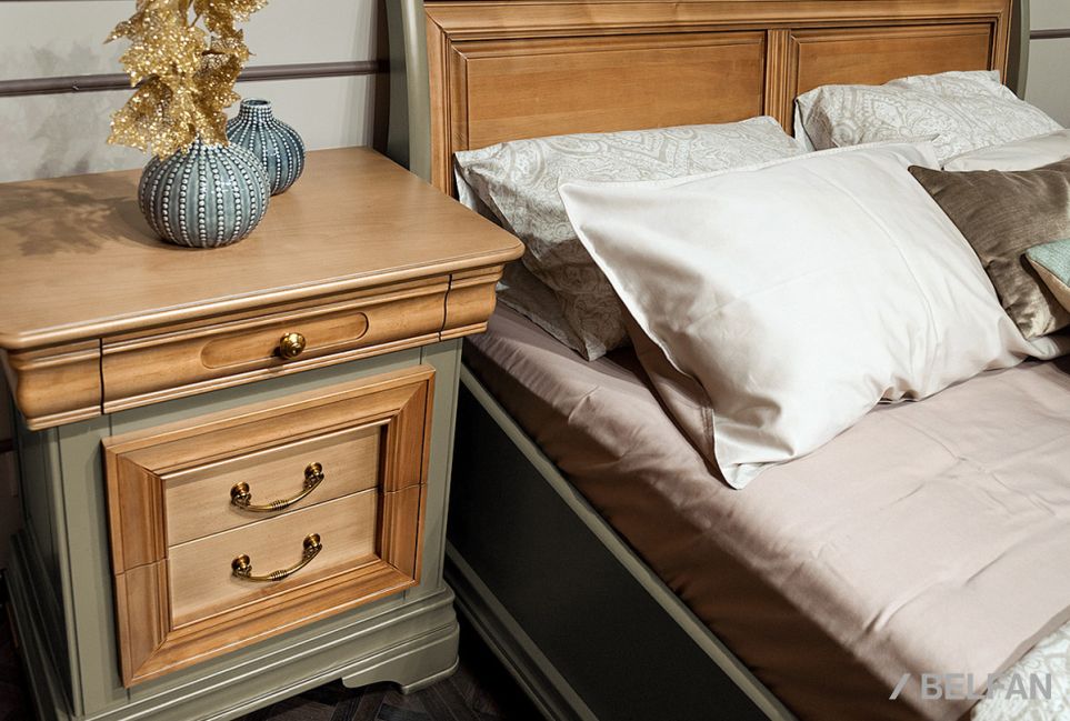 Тумба прикроватная "Оливия" массив и шпон ольхи 3