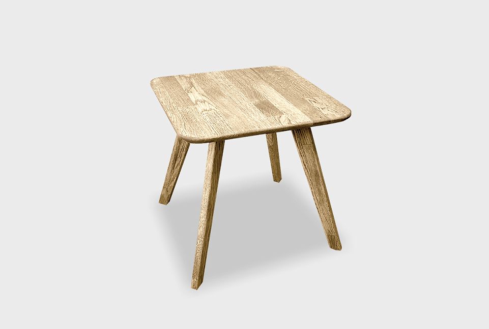 Стол журнальный "Арт" квадратный 261; серый дуб