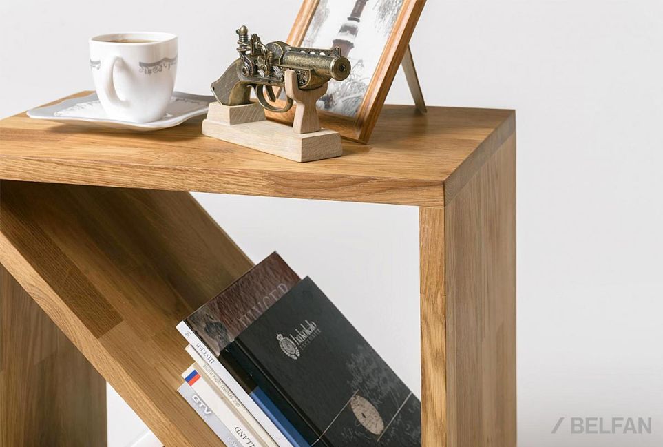 Стол прикроватный "Арт" Д массив дуба 3