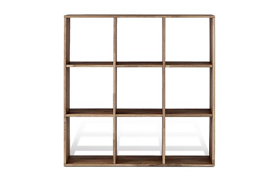 Стеллаж "Арт" 3x3 массив дуба 3