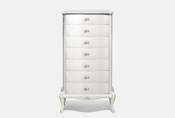 Комод высокий "Флерон" массив и шпон бука 2