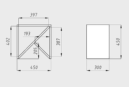 Стол прикроватный "Арт" Д