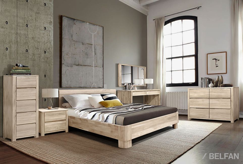 Комод 2-х секционный "Норд" массив дуба 3