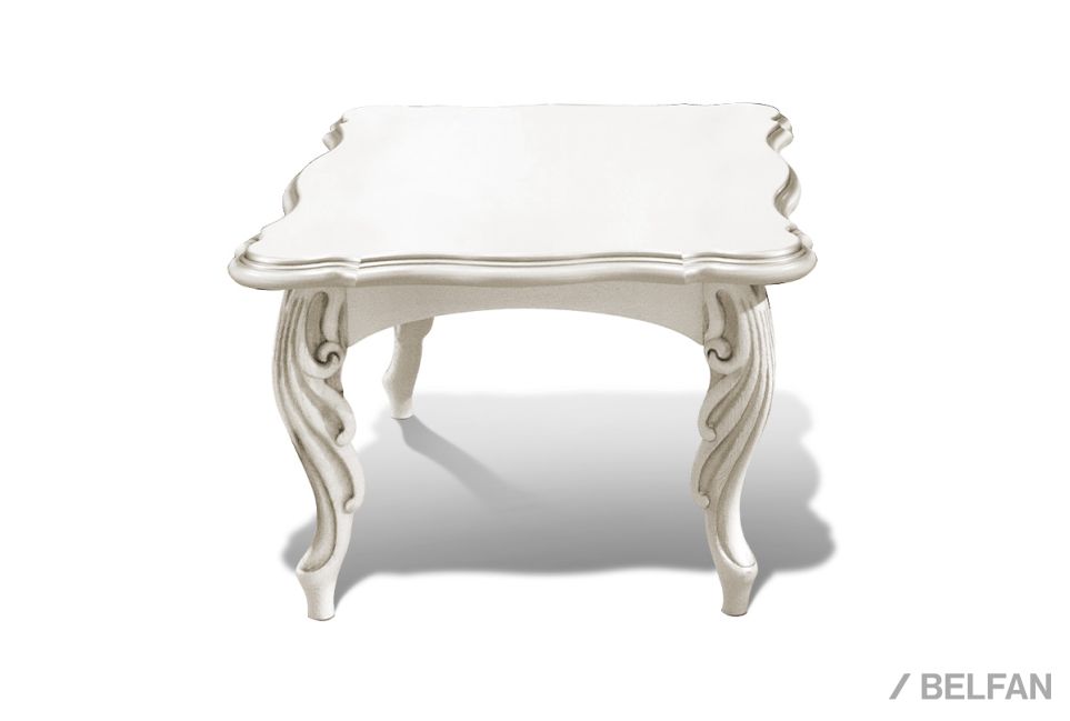 Стол журнальный "Луи" квадратный массив и шпон дуба 1