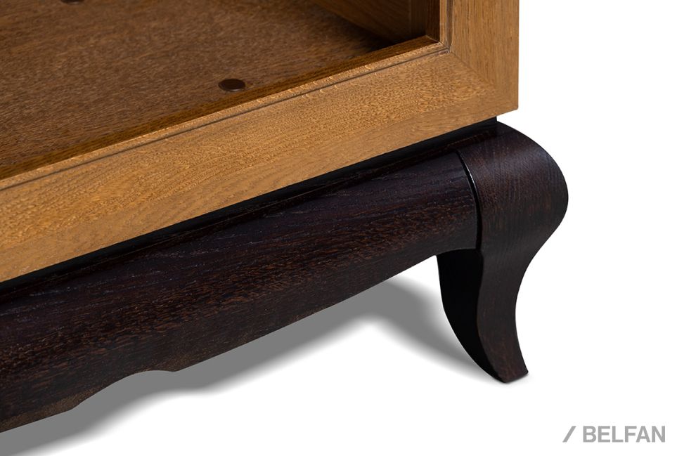 Стеллаж "Соната" массив и шпон дуба 5