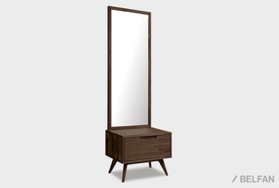 Тумба с зеркалом "Ирвинг" массив дуба 1