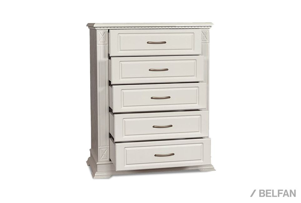 Комод высокий «Верди Люкс» массив и шпон дуба 3