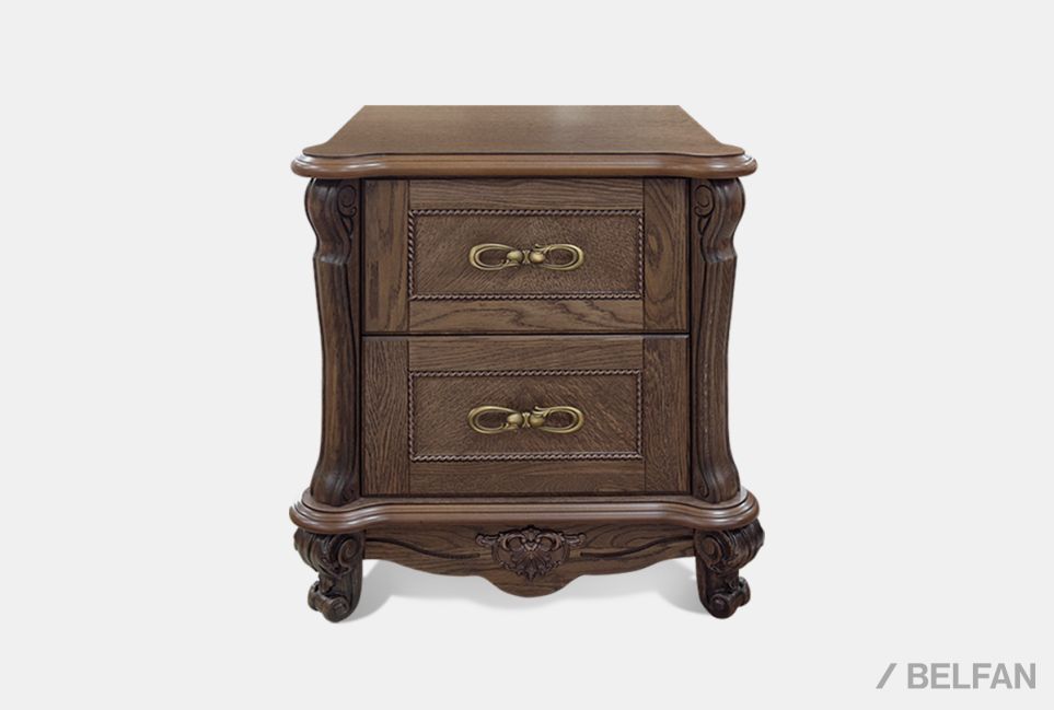 Тумба прикроватная "Алези" массив и шпон дуба 1