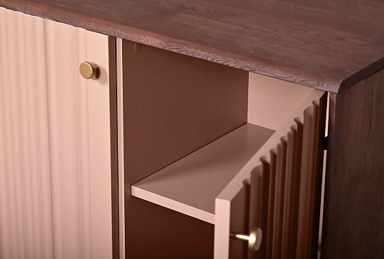 Тумба "Меридиан" 4 массив дуба, МДФ 8