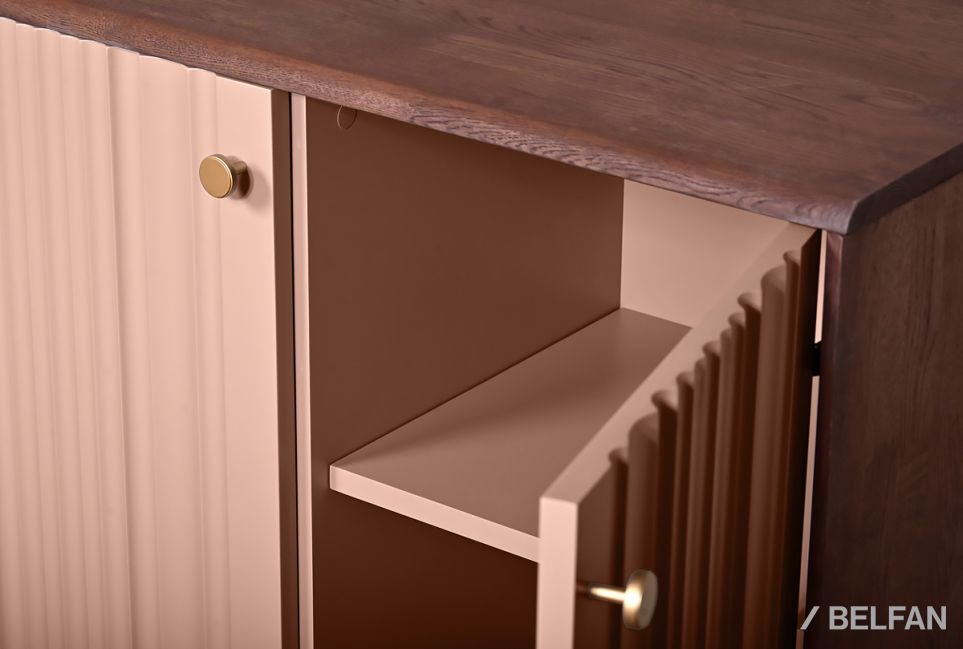 Тумба "Меридиан" 4 массив дуба, МДФ 3