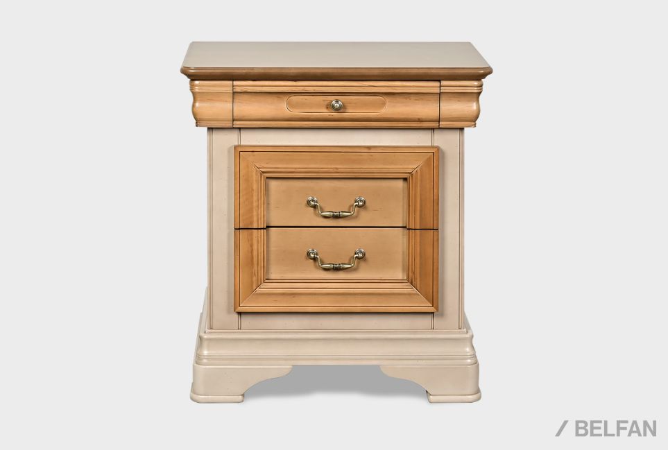 Тумба прикроватная "Оливия" массив и шпон ольхи 2