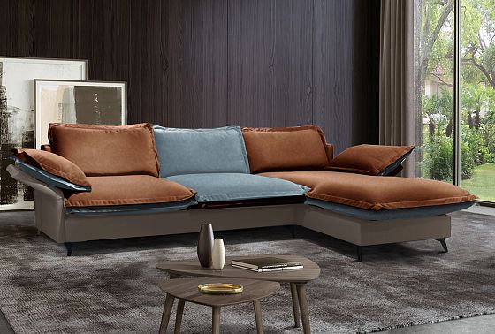 "Гранд" диван с оттоманкой  4