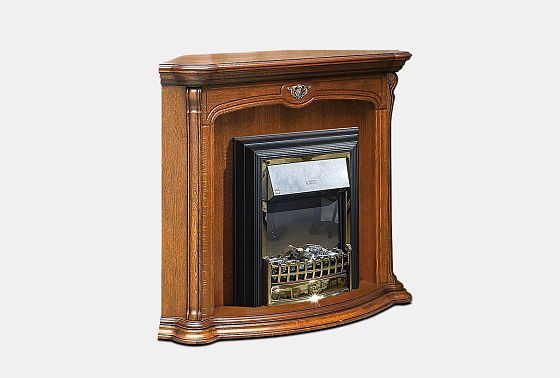 Подставка декоративная (угловая) "Алези" массив и шпон дуба 2