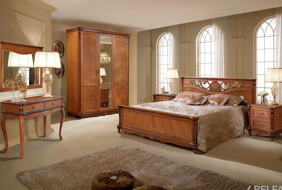 Шкаф 3-х дв. "Алези" массив и шпон дуба 3