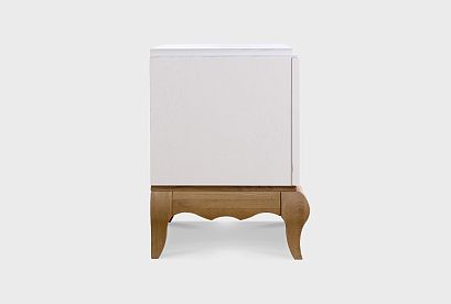 Тумба прикроватная "Армония"; *ММ-434-03-22; айвори + классик