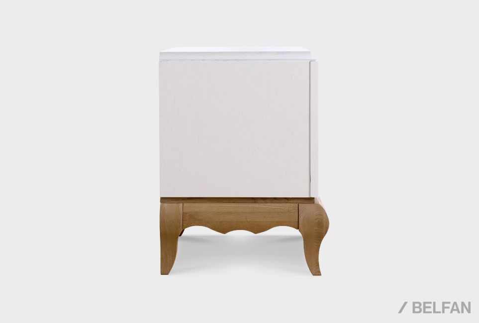 Тумба прикроватная "Армония" массив и шпон дуба 9