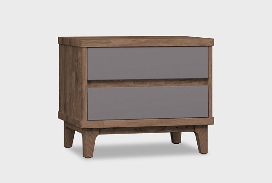 Тумба прикроватная "Уоллстрит" массив дуба, МДФ 9