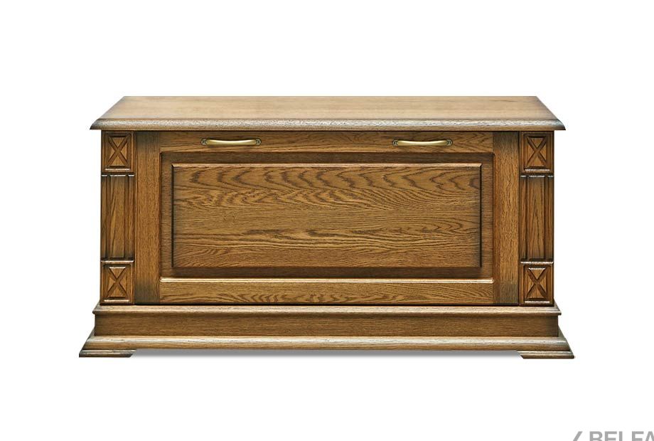 Тумба для обуви "Верди Люкс" 22 массив и шпон дуба 1