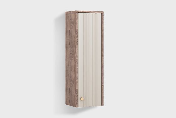 Шкаф настенный "Меридиан" (правый) массив дуба, МДФ 3