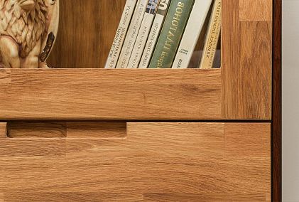 Шкаф с витриной 1-но дверный "Ирвинг Дизайн" (правый)