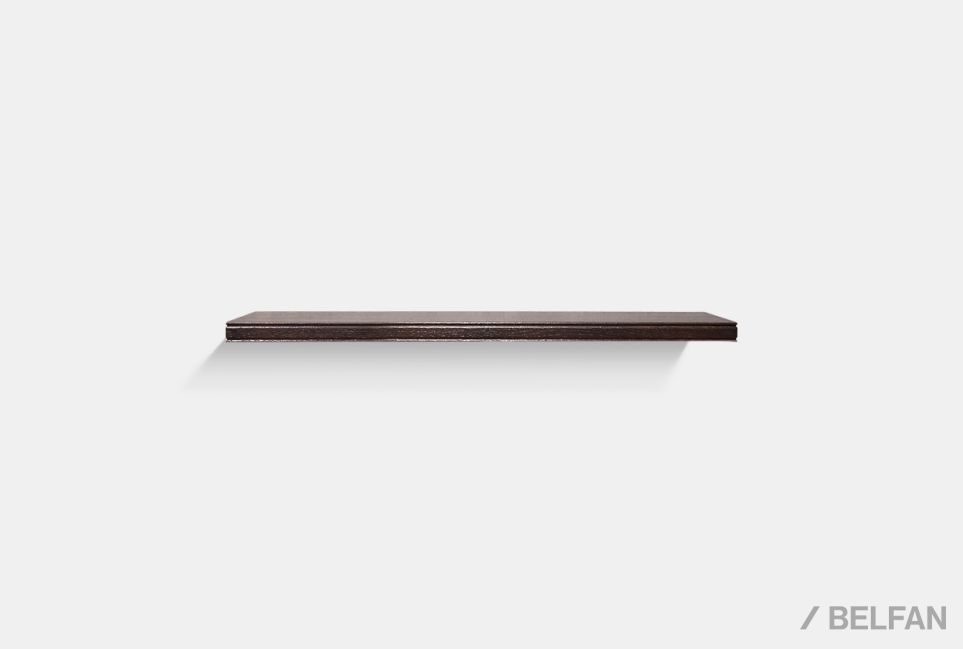 Полка навесная "Тэфи" массив и шпон дуба 1