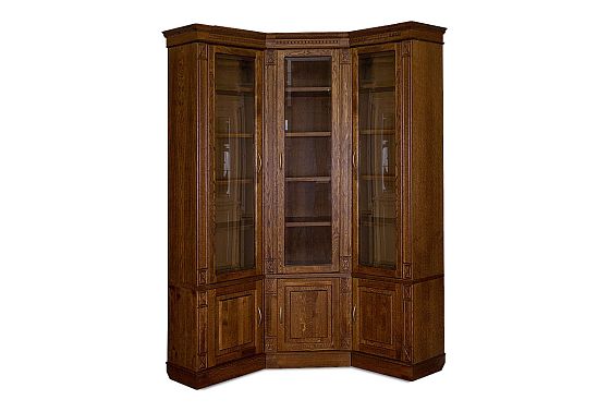 Набор мебели для библиотеки "Верди Люкс 1" массив и шпон дуба 4