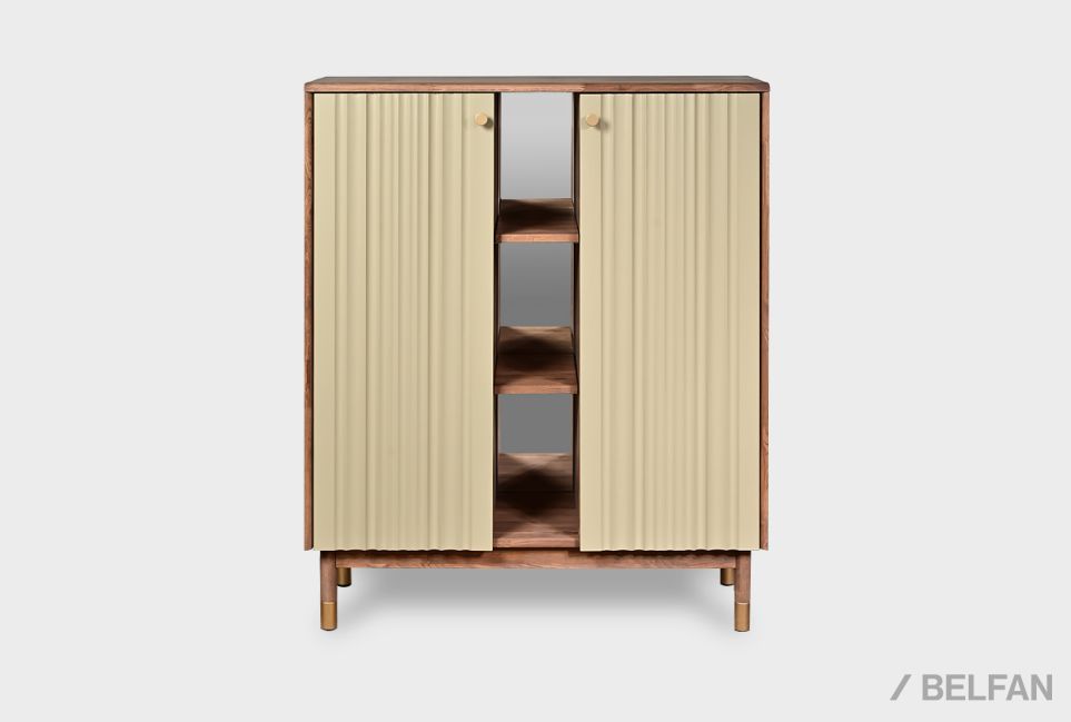 Тумба высокая "Меридиан" массив дуба, МДФ 7