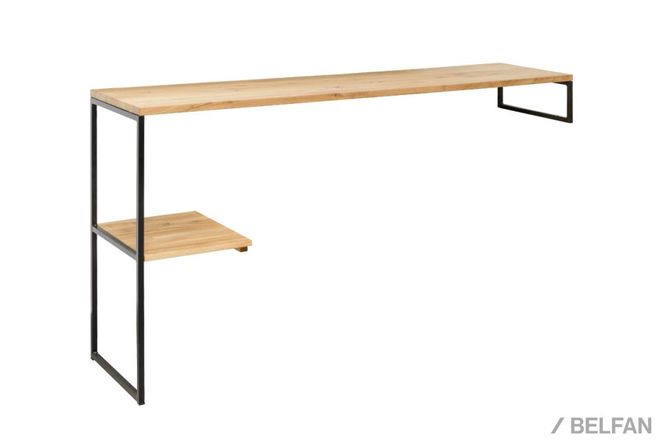 Приставка к тумбе под ТВ "Forest" массив дуба, металл 6