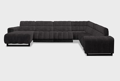 "Дженеси" диван угловой с оттоманкой