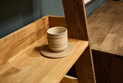 Стеллаж "Ирвинг Дизайн"; графит, бейц-масло