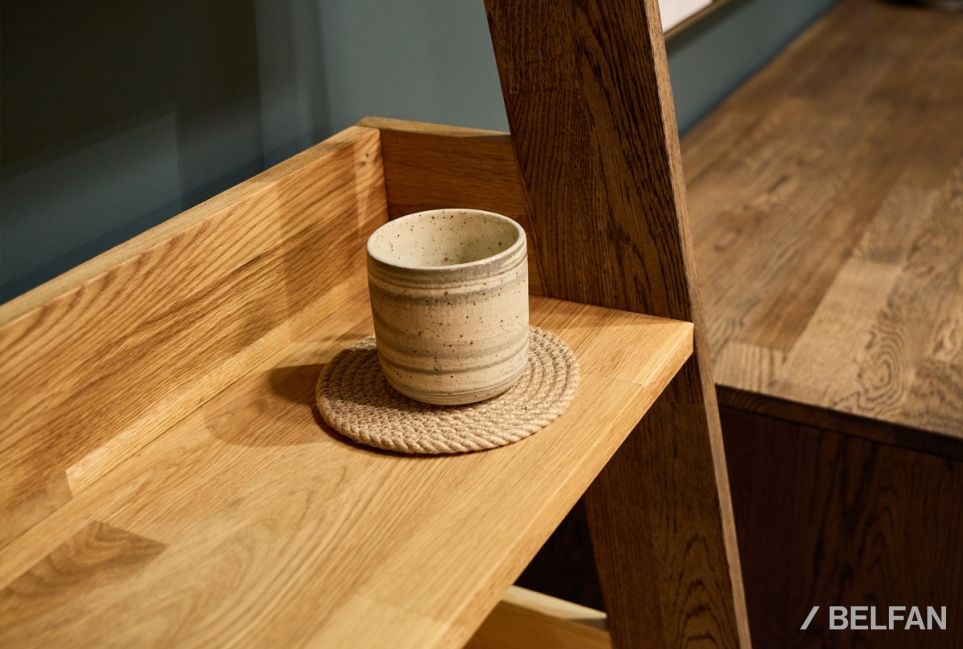 Стеллаж "Ирвинг Дизайн" массив дуба 7