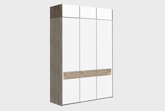 Дополнительная секция для шкафа 3-х дв. "Уоллстрит" массив дуба, МДФ 3