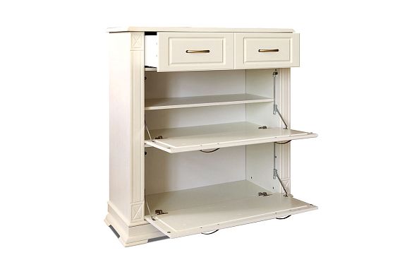 Тумба для обуви "Верди Люкс" 21 массив и шпон дуба 4