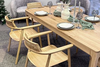 Стол обеденный "Соул" (раскладной); 1600x900; дуб натуральный