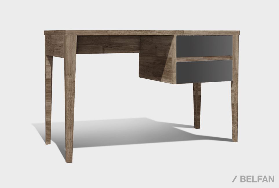 Стол письменный "Уоллстрит" массив дуба, МДФ 1