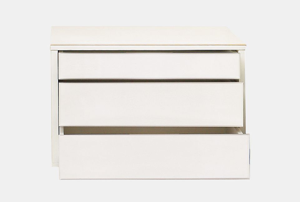 Модуль встраиваемый в шкаф 2 "Алези"; слоновая кость с золочением