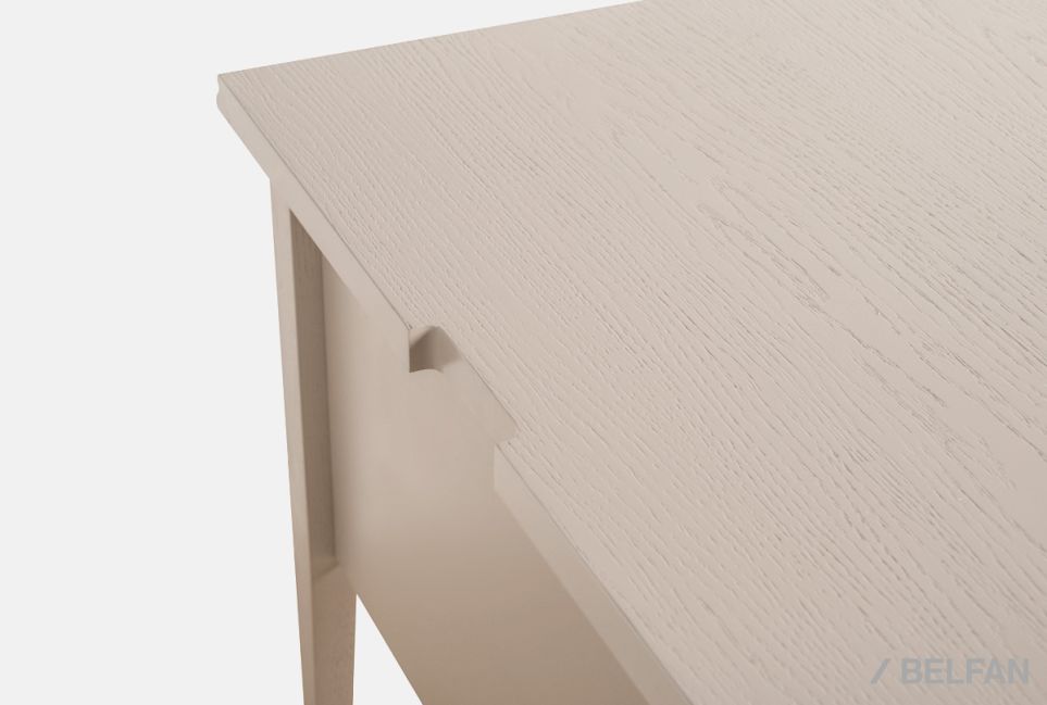 Стол письменный "Сакраменто" (1 тумба справа) массив и шпон дуба, МДФ 5