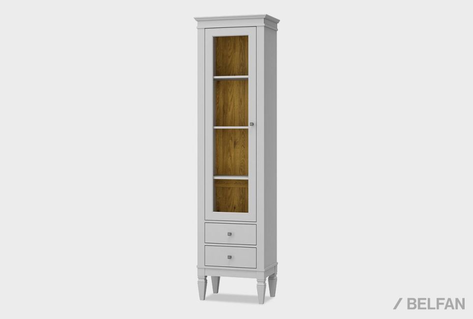 Витрина "Ольса-С" 102 (левый) массив сосны 3