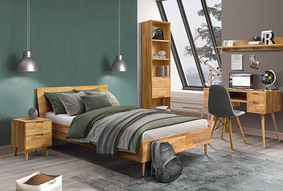 Кровать "Ирвинг" массив дуба 9