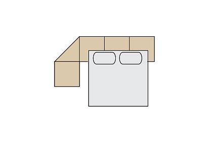 "Рафаэль" диван 4-х местный угловой