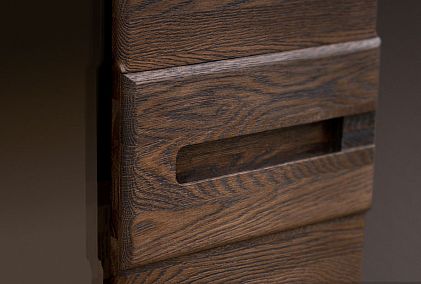 Шкаф с витриной 1-но секционный (высокий) "Хедмарк"