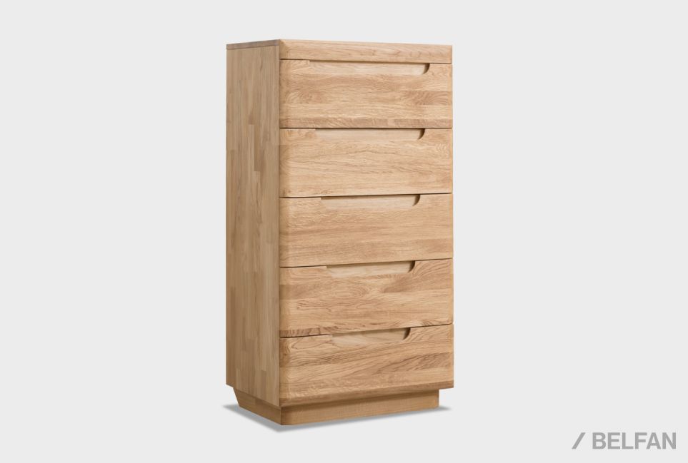 Комод "Бремен" 5 (высокий) массив дуба 1