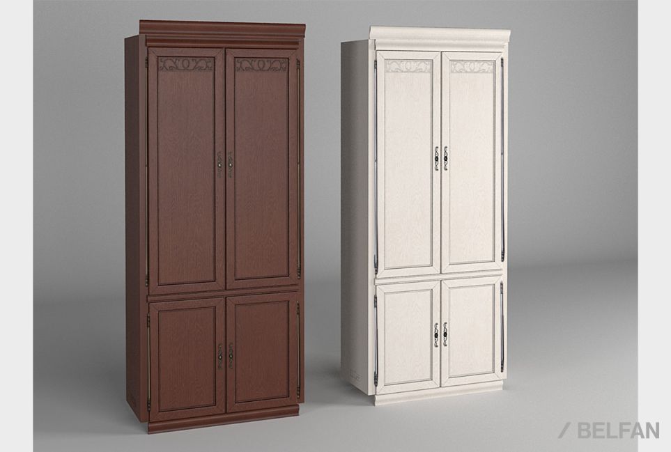 Шкаф 2-х дверный "Тэфи" массив и шпон дуба 2