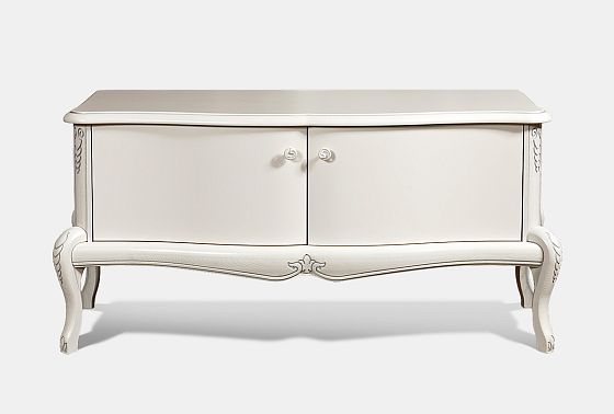 Тумба под ТВ "Флерон" (узкая) массив и шпон бука 4