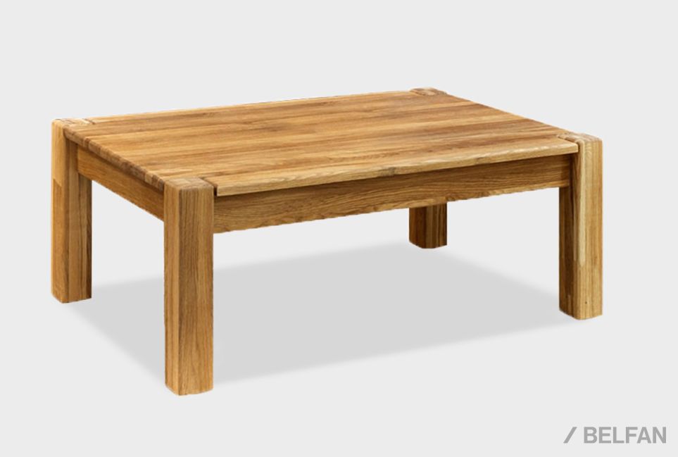 Стол журнальный "Берген" П-01 (сечение опор 70х70) массив дуба 1
