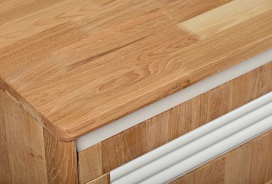 Тумба под ТВ "Уоллстрит" 170 массив дуба, МДФ 6