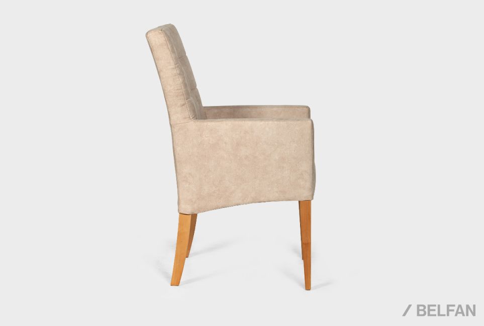 Стул "Берген" М с подлокотниками массив берёзы 2