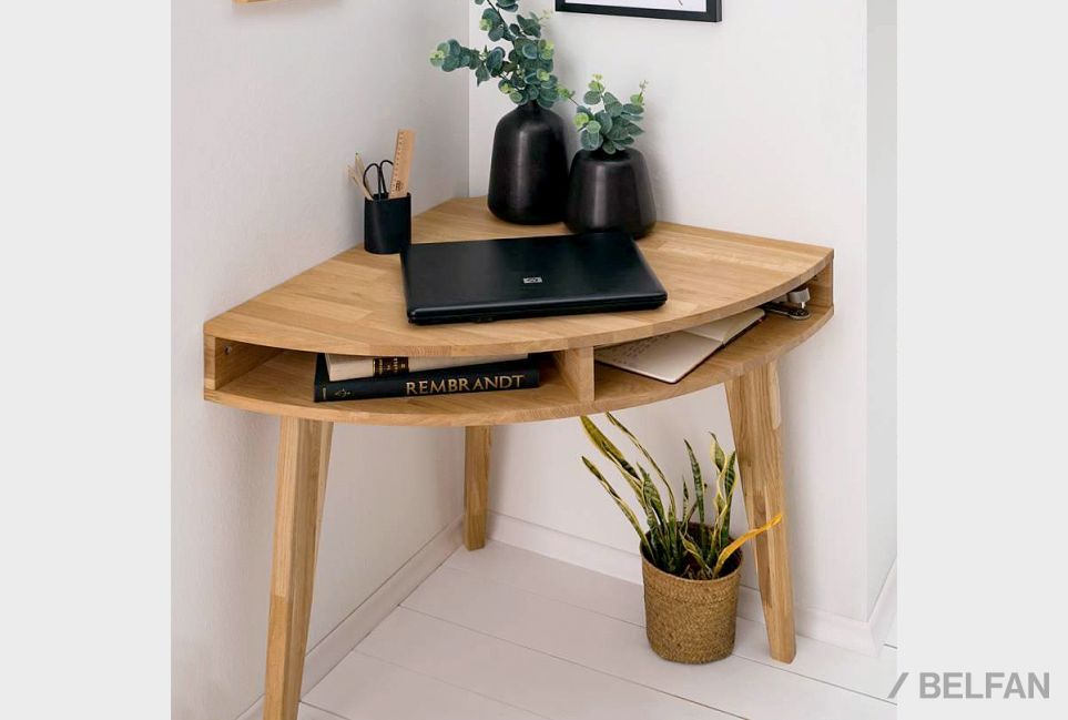 Стол-консоль "Ирвинг" (угловой) массив дуба 2